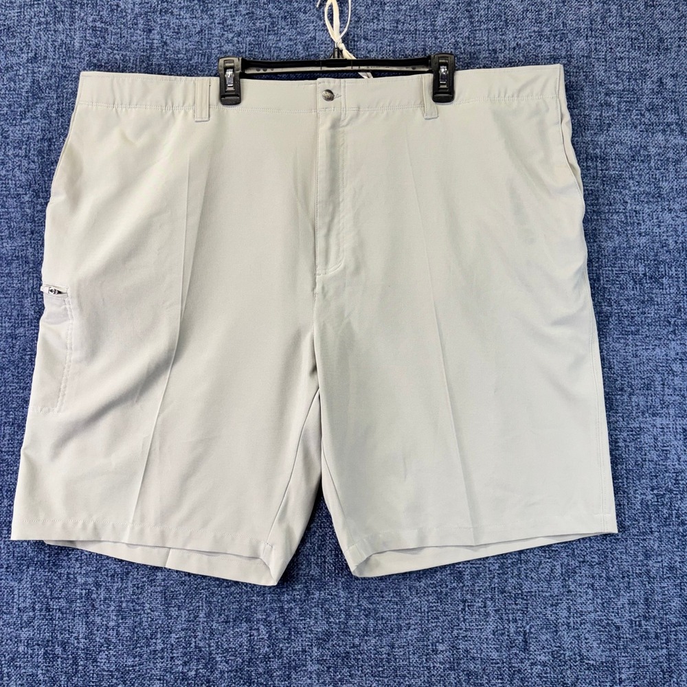 Callaway Golf Shorts Mens 50 Gray Polyester Stretch Flat Front Performance
